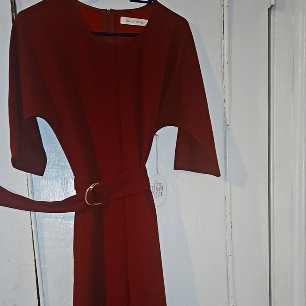 Wide Legged Red Jumpsuit